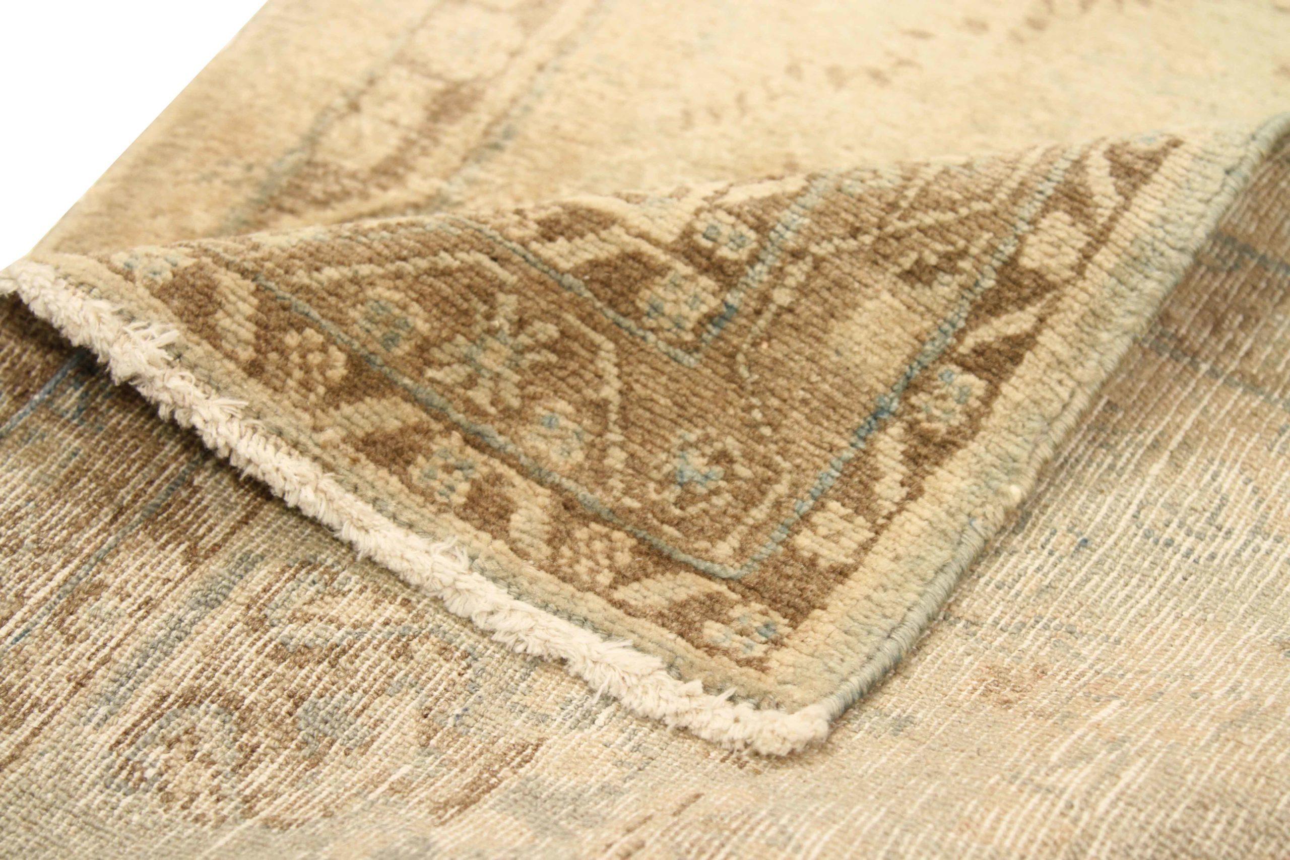 Asiatique Tapis de course Persan Malayer - Laine Brown Ivory 74027 en vente