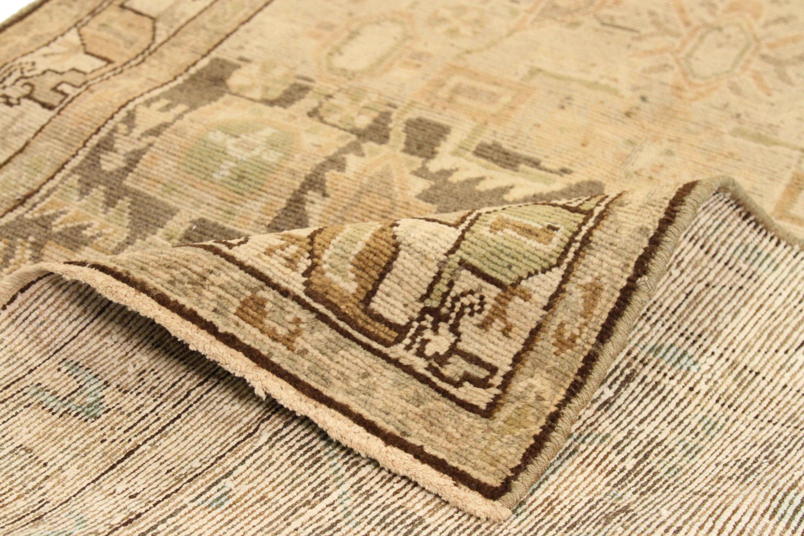 Alfombra Persa Malayer - Lana Marrón Diseño Marfil - 75552 Asiático en venta