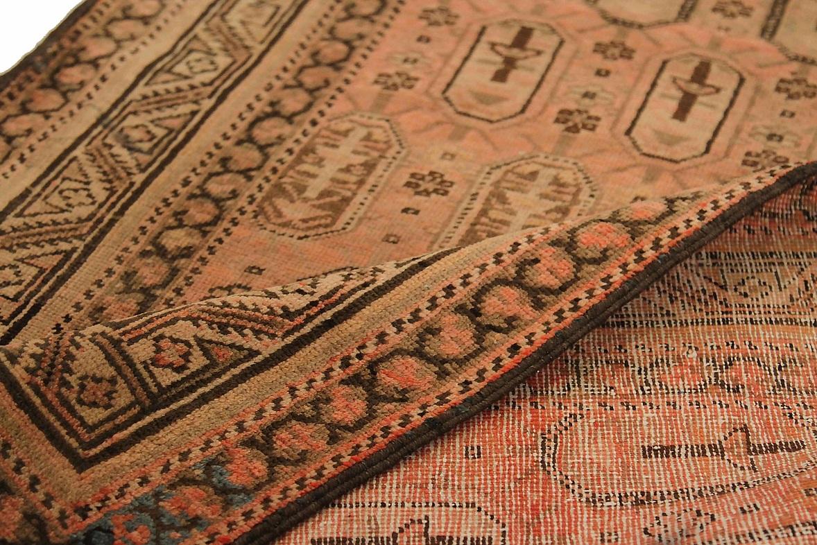 Alfombra Persa Malayer - Lana Marrón Marfil Rosa 72031 en Excelente estado para la venta en Dallas, TX