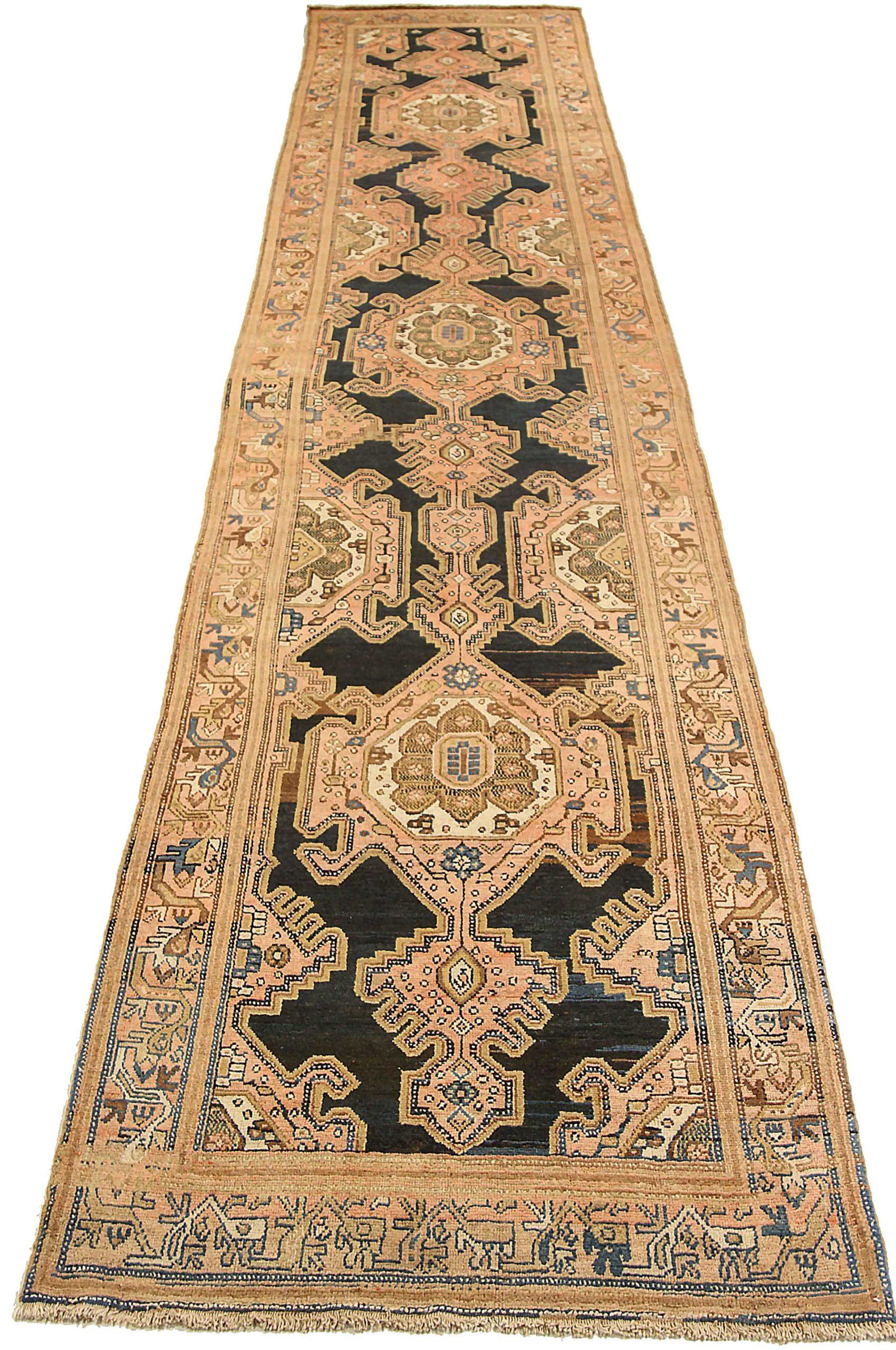 Discover the elegance of Persian Malayer featuring Runner Rug in Circa 1880. Designed with Wool and BrownIvoryPink, this exclusive design is perfect for enhancing your space.