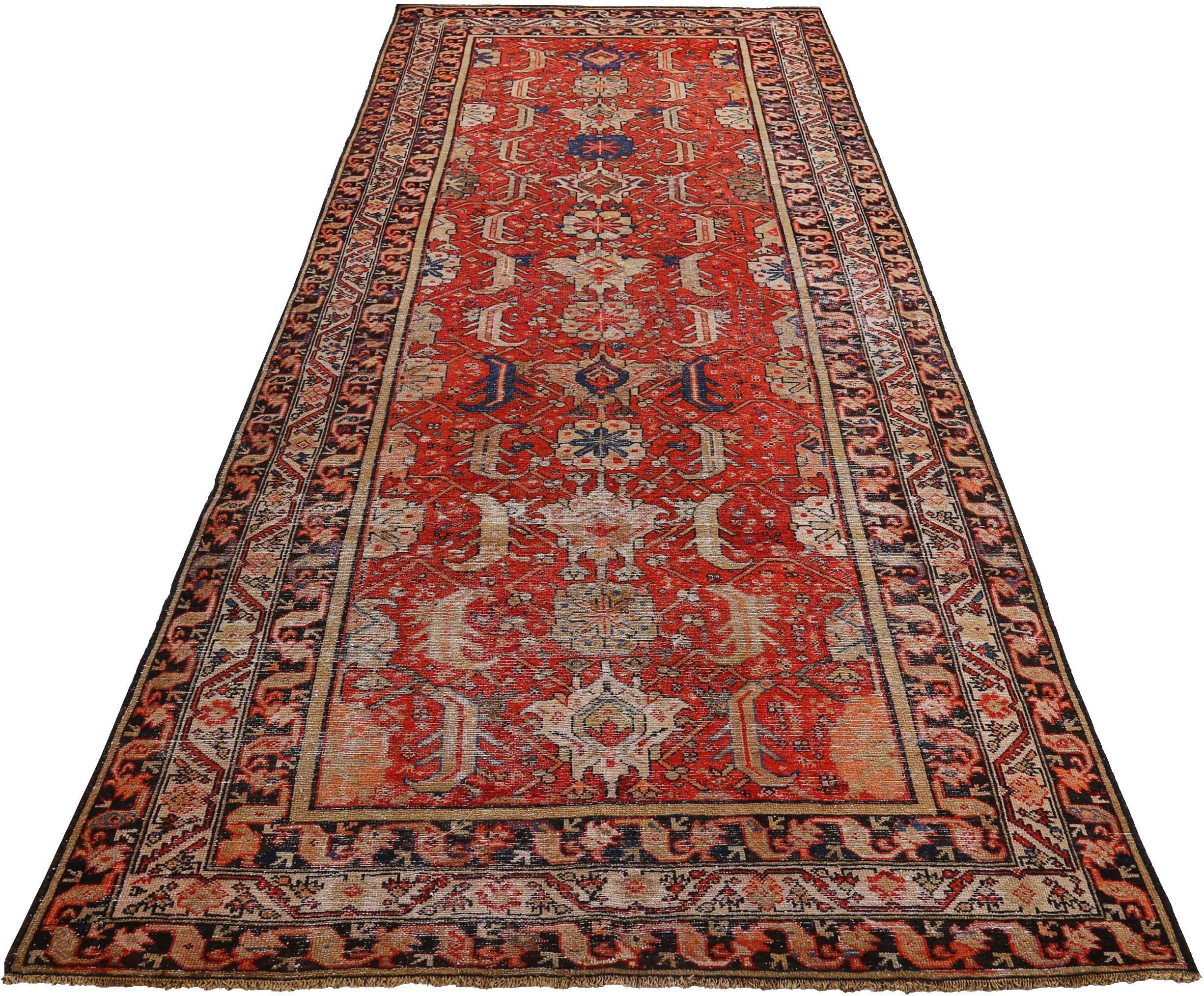 Discover the elegance of Persian Malayer featuring Runner Rug in Circa 1880. Designed with Wool and IvoryRed, this exclusive design is perfect for enhancing your space.