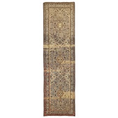 Persischer Malayer Läufer Teppich CIRCA 1910 - Wolle Braun Elfenbein 72804
