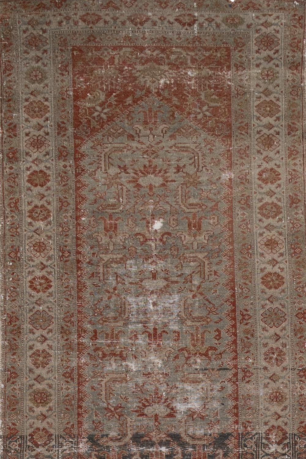 20th Century Persian Malayer Runner Rug For Sale