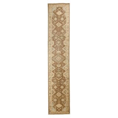 Tappeto Persiano Malayer - Seta Marrone Avorio 74015
