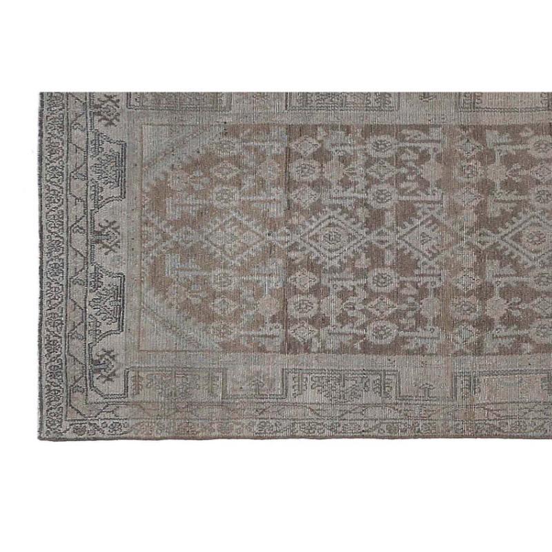 Persischer Malayer Läufer Teppich - Wolle Brown Design - 97601 (Irakisch) im Angebot