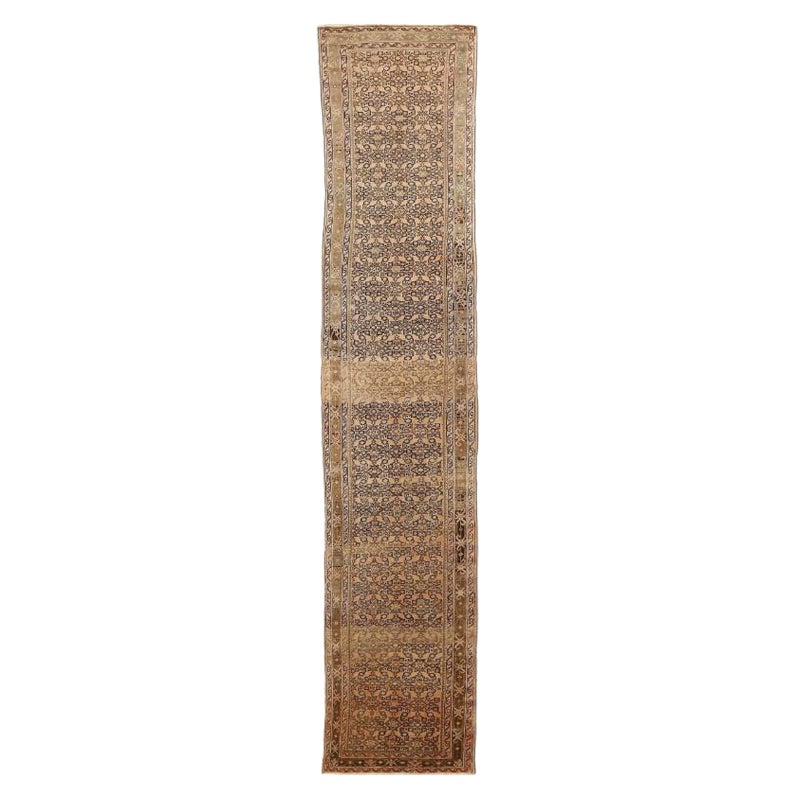 Tappeto Persiano Malayer - Lana Marrone Avorio 73988