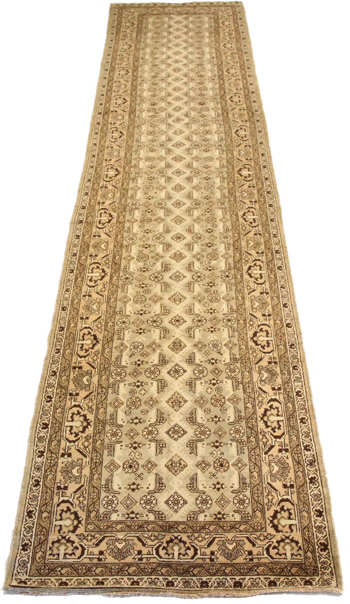 Discover the elegance of Persian Malayer featuring Runner Rug in Circa 1880. Designed with Wool and BrownIvory, this exclusive design is perfect for enhancing your space.
