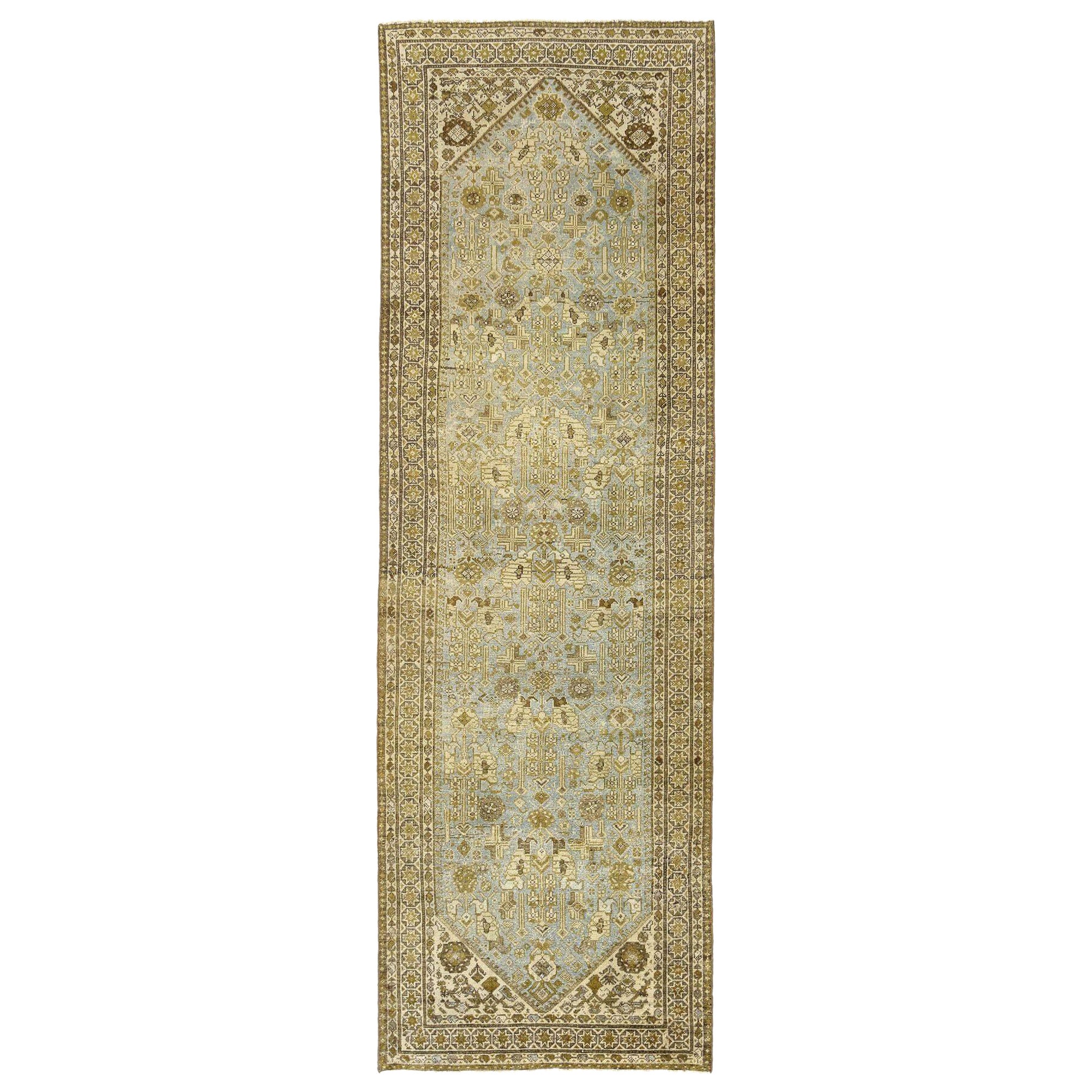 Alfombra Persa Malayer - Lana Diseño Azul Claro - 96685