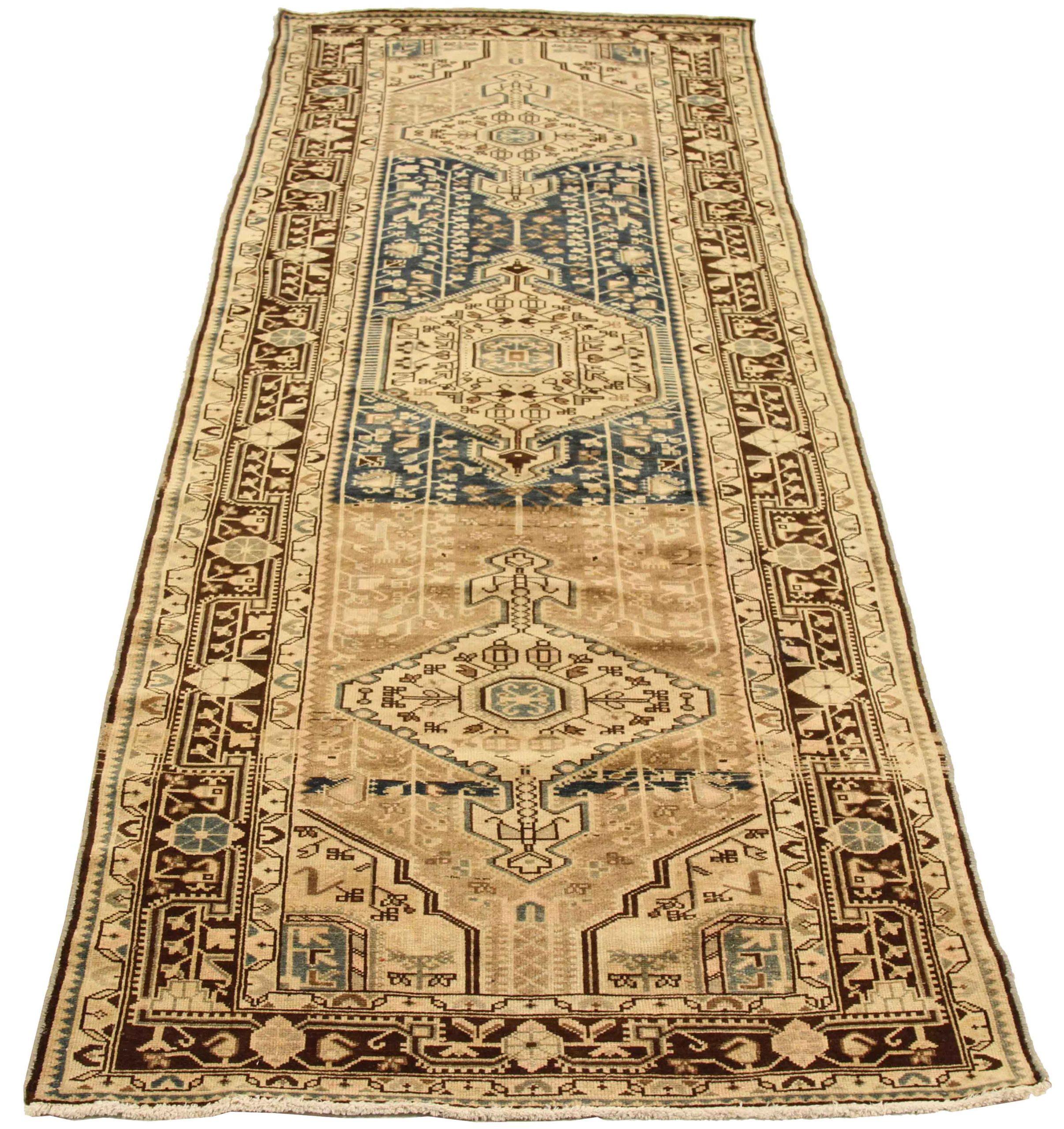 Discover the elegance of Persian Malayer featuring Small Rug in Circa 1880. Designed with Wool and BlueBrownIvory, this exclusive design is perfect for enhancing your space.