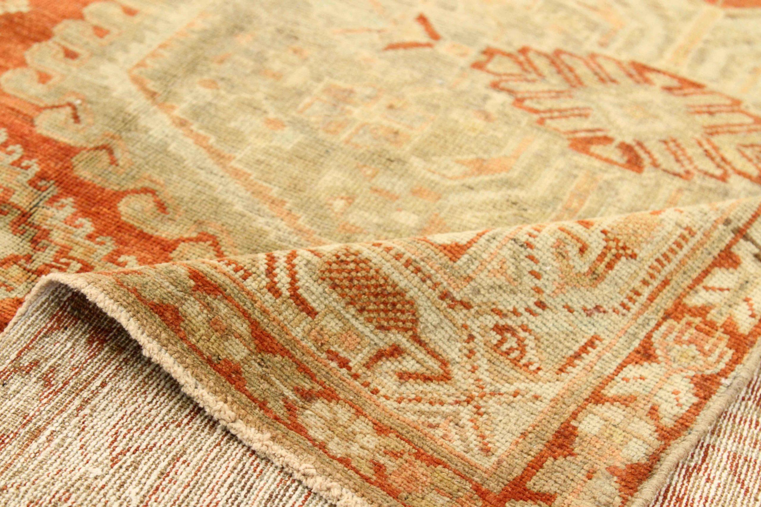 Persischer Malayer Kleiner Teppich - Wolle Blau Elfenbein Rot Design - 75650 (Asiatisch) im Angebot