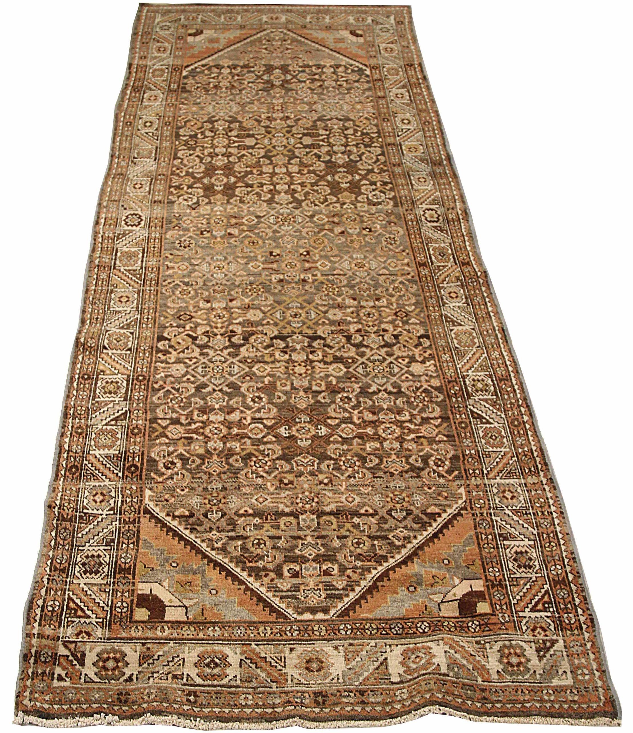 Discover the elegance of Persian Malayer featuring Small Rug in Circa 1880. Designed with Wool and BrownIvoryOrange, this exclusive design is perfect for enhancing your space.