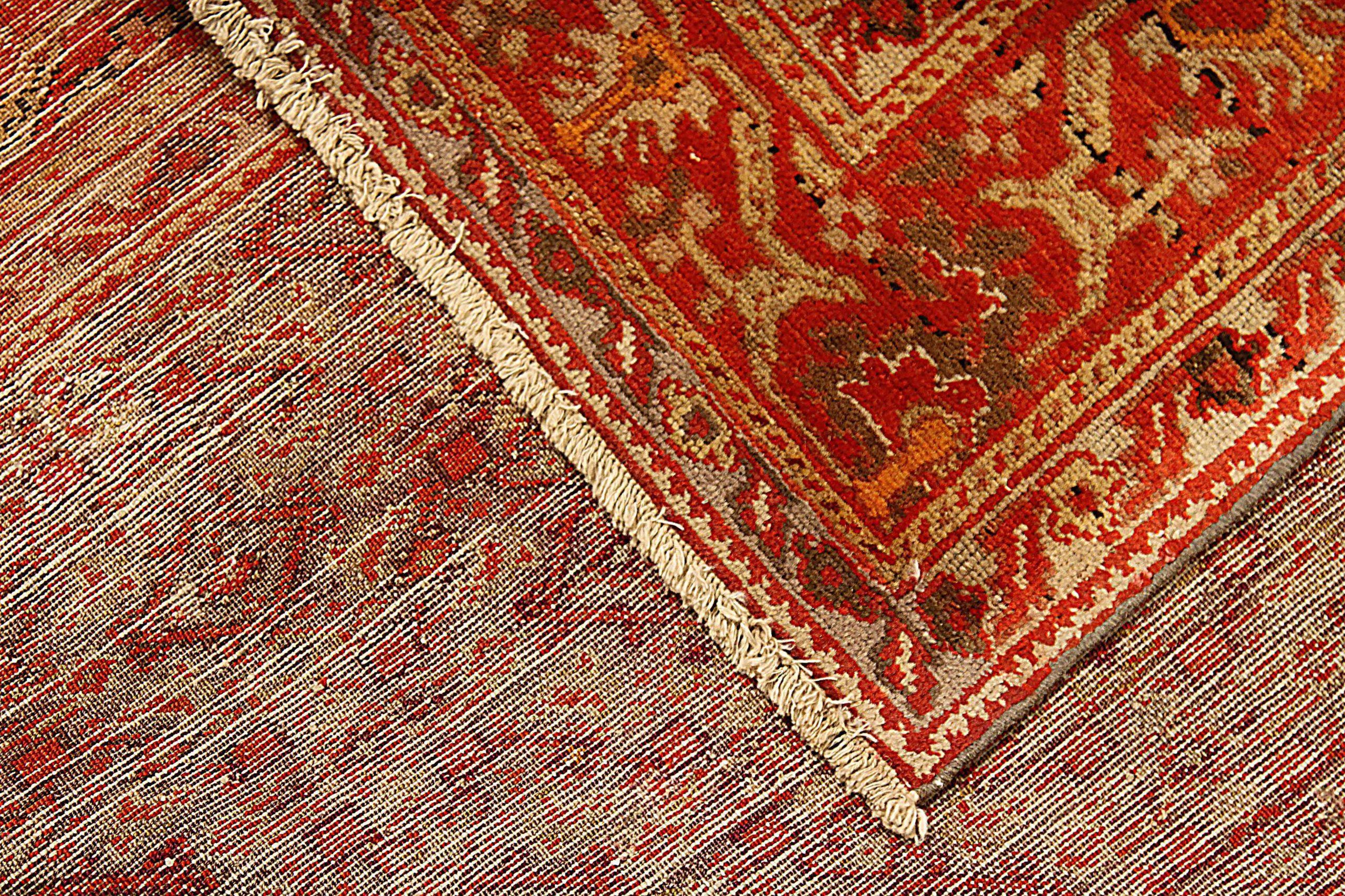 Alfombra Persa Malayer Pequeña - Lana Verde Marfil Rojo 73714 en Excelente estado para la venta en Dallas, TX