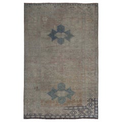 Tappeto persiano Malayer Small - Lana Blu Rosa Taupe Design - 97604