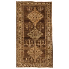 Persischer Malayer Kleiner Teppich - Wolle Braun Elfenbein 73450