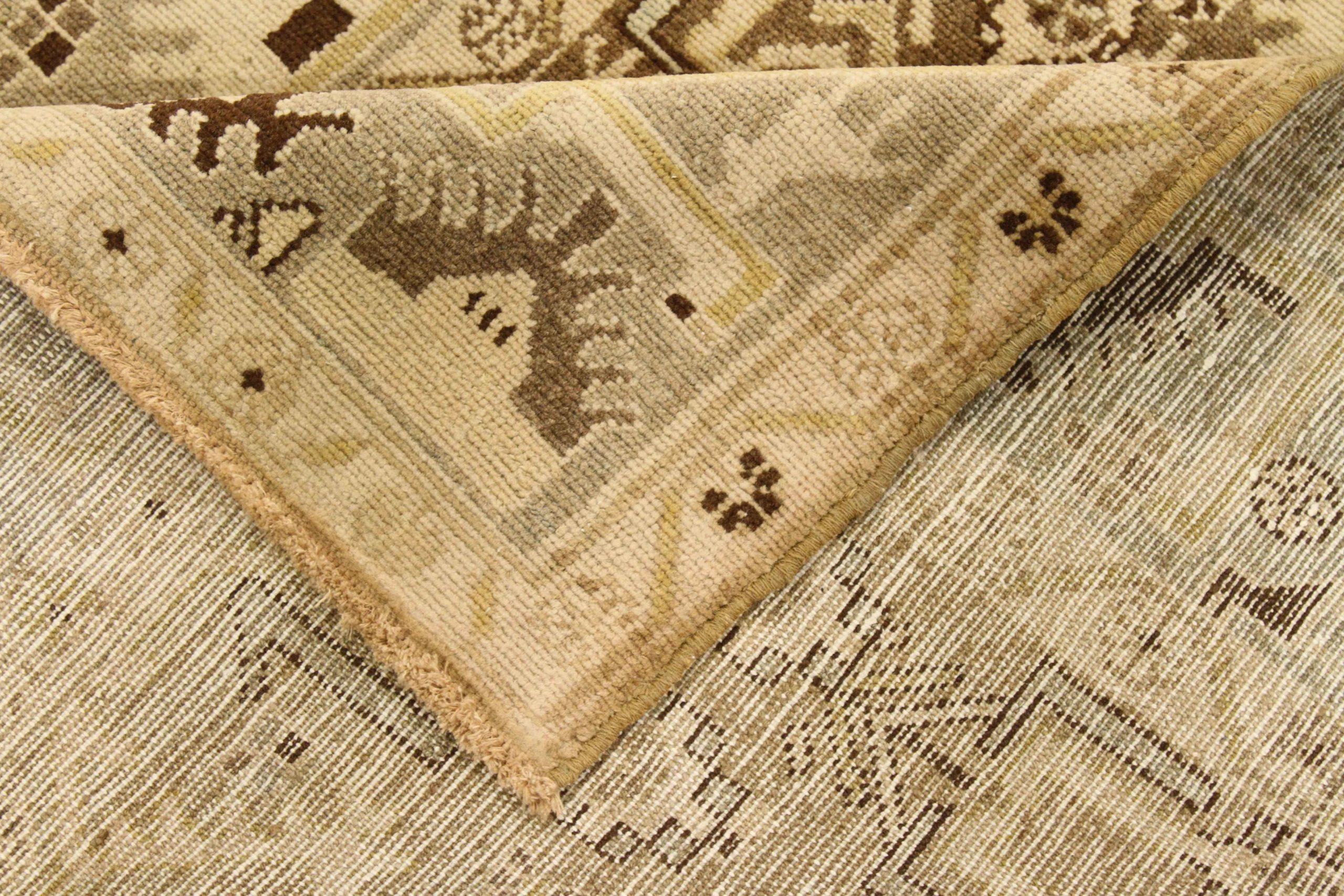 Iracheno Tappeto persiano Malayer Small - Lana Marrone Avorio Design - 75795 in vendita
