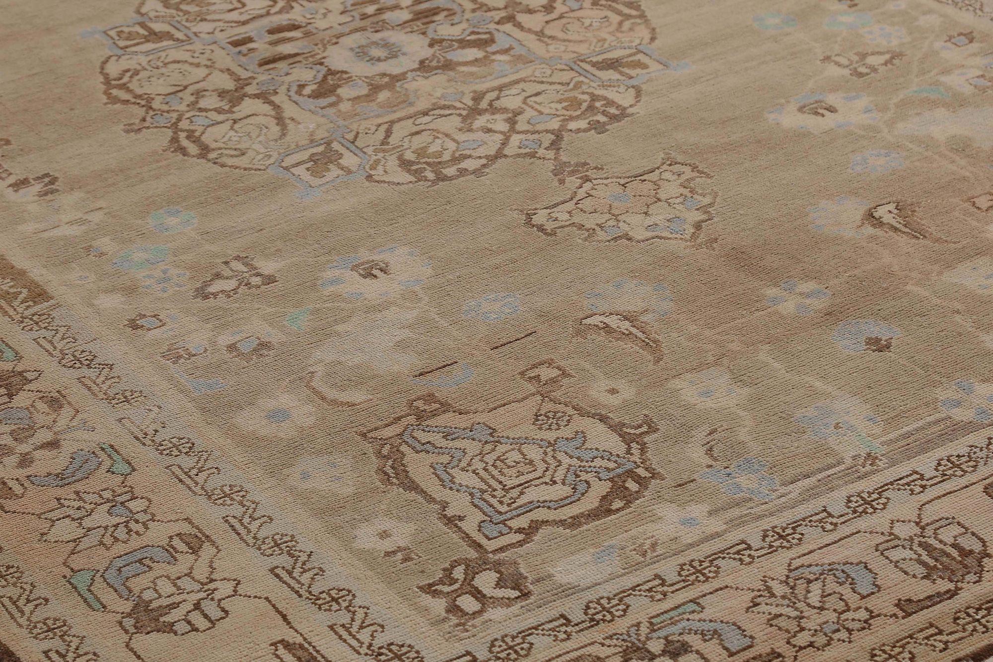 Iracheno Tappeto persiano Malayer Small - Lana Marrone Taupe Design - 97398 in vendita