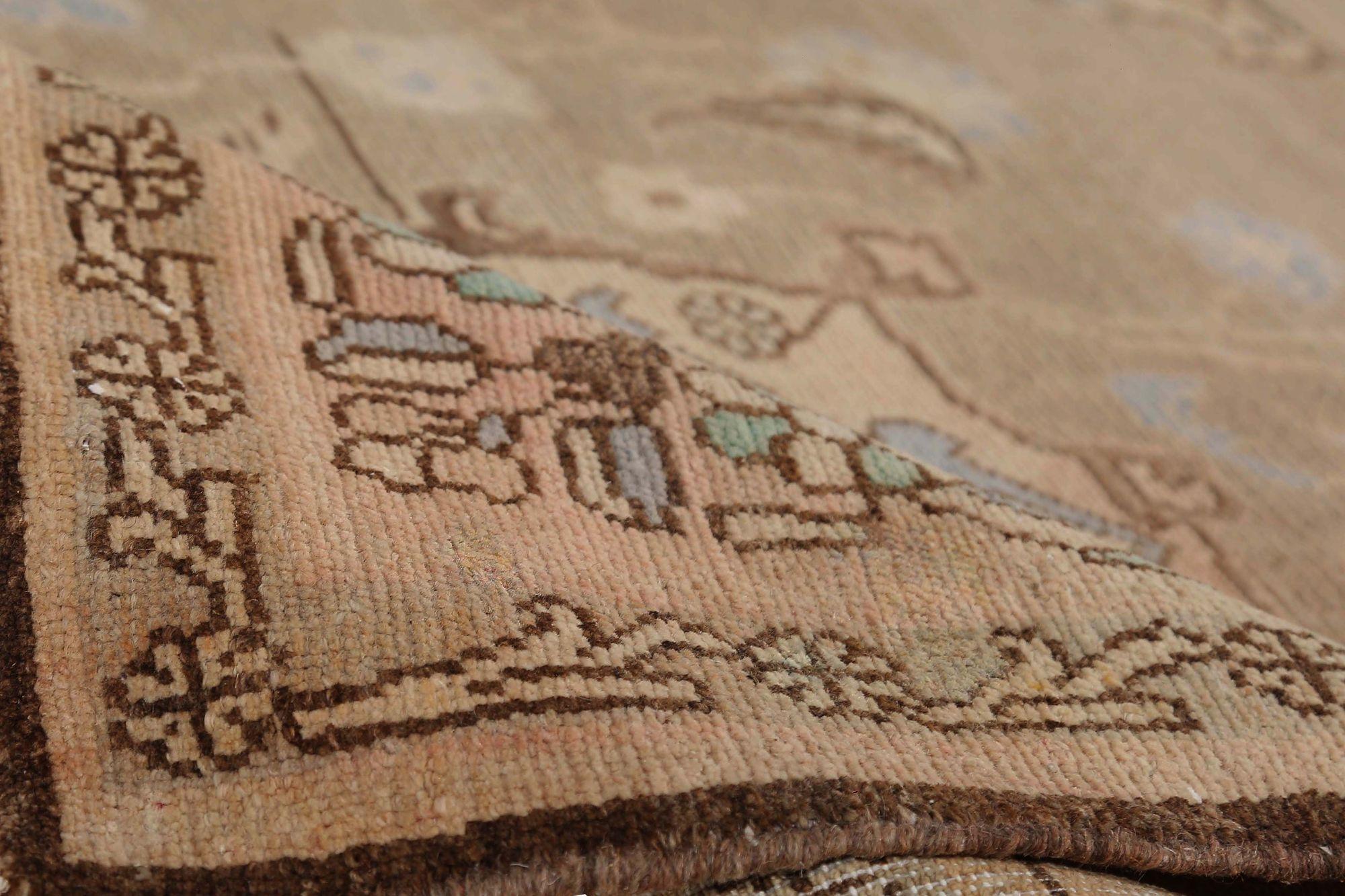 Tappeto persiano Malayer Small - Lana Marrone Taupe Design - 97398 In condizioni ottime in vendita a Dallas, TX
