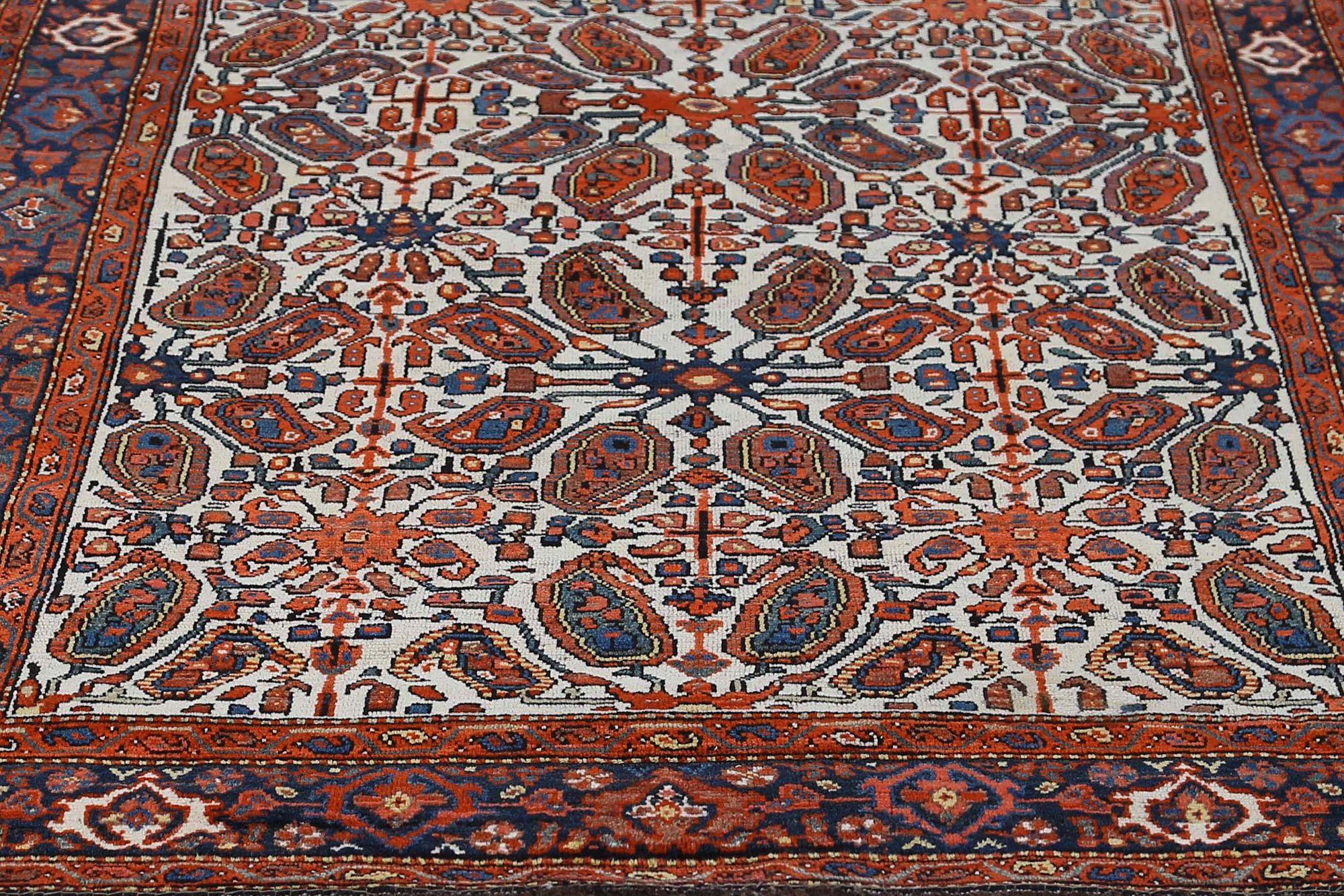 Persischer Malayer Small Teppich - Wolle Elfenbein Design - 96682 (Irakisch) im Angebot
