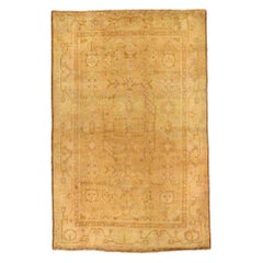 Persian Malayer Small Rug - Wool Ivory Yellow Design - 75638