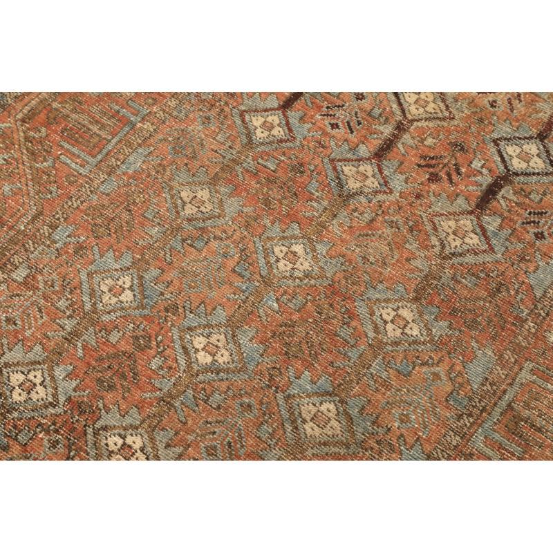 Persischer Malayer-Teppich aus Wolle in Rot, Persisch, 94577 (Irakisch) im Angebot
