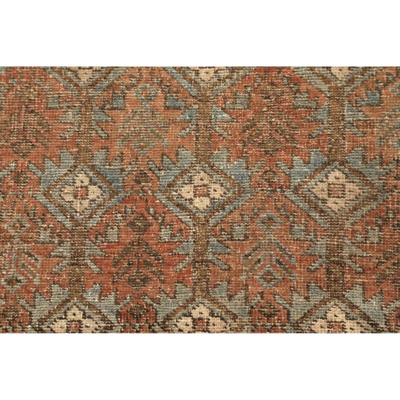 Persischer Malayer-Teppich aus Wolle in Rot, Persisch, 94577 im Zustand „Hervorragend“ im Angebot in Dallas, TX