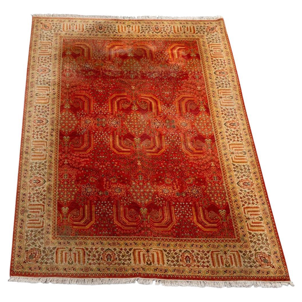 Persian Mamluk Style Carpet, 9' x 6' For Sale