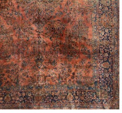 Persian Manchester Kashan Rug Carpet, circa 1900