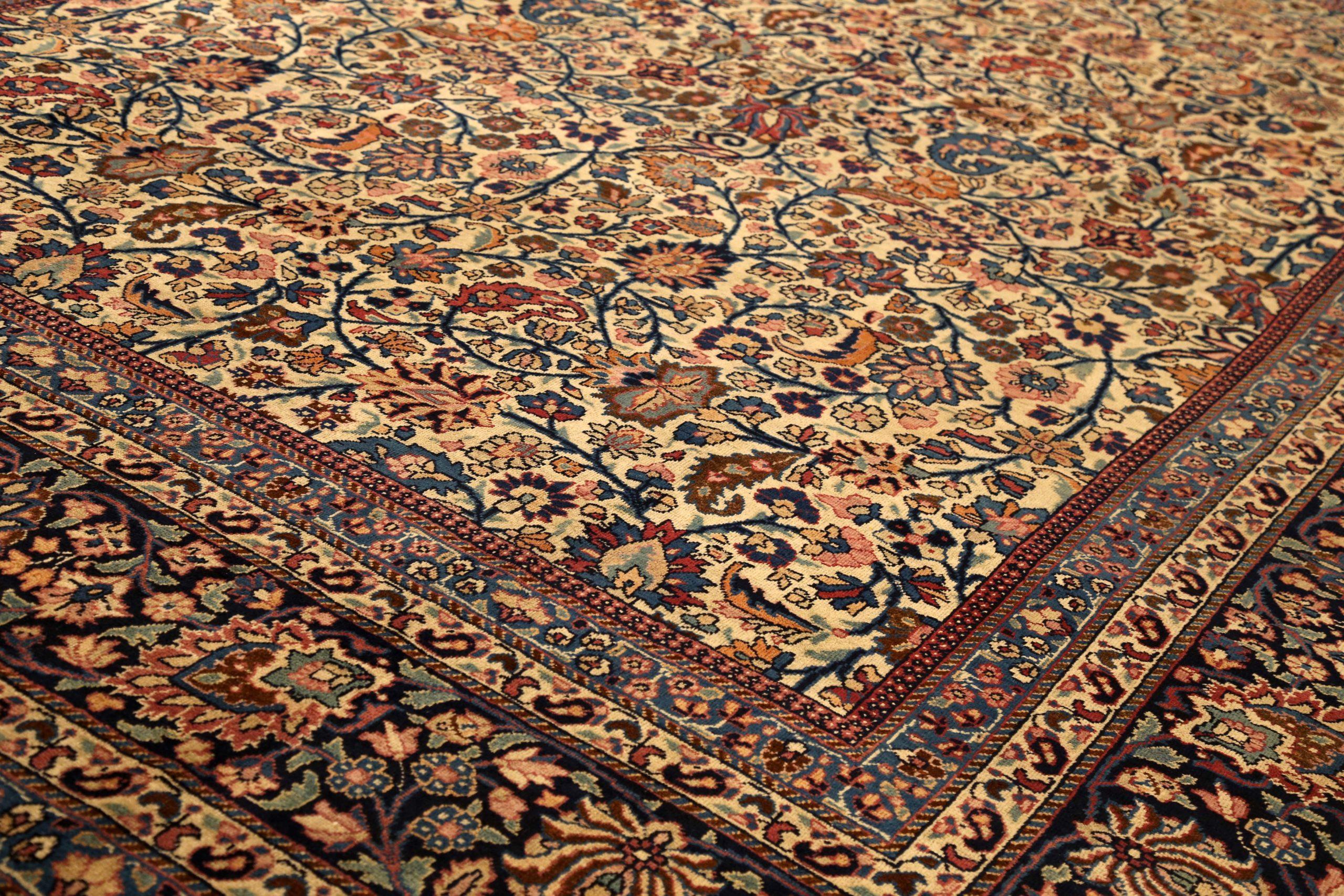 Asian Persian Mashad Area Rugs - 10885 For Sale