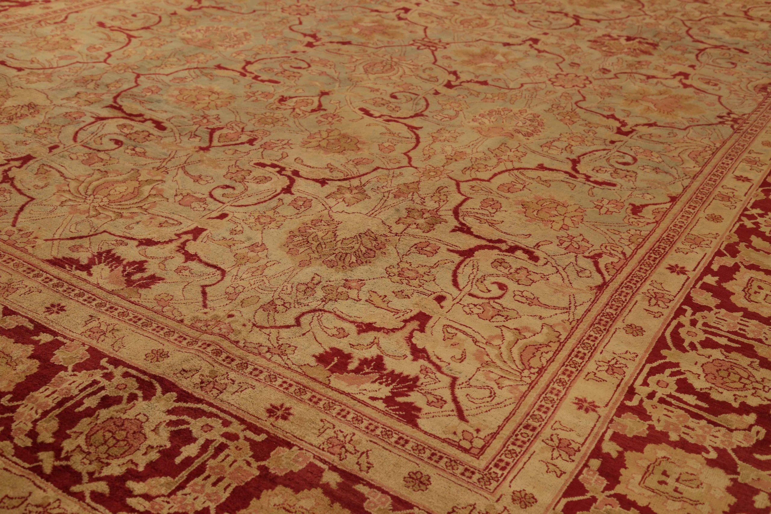 Asian Persian Mashad Area Rugs - 51974 For Sale