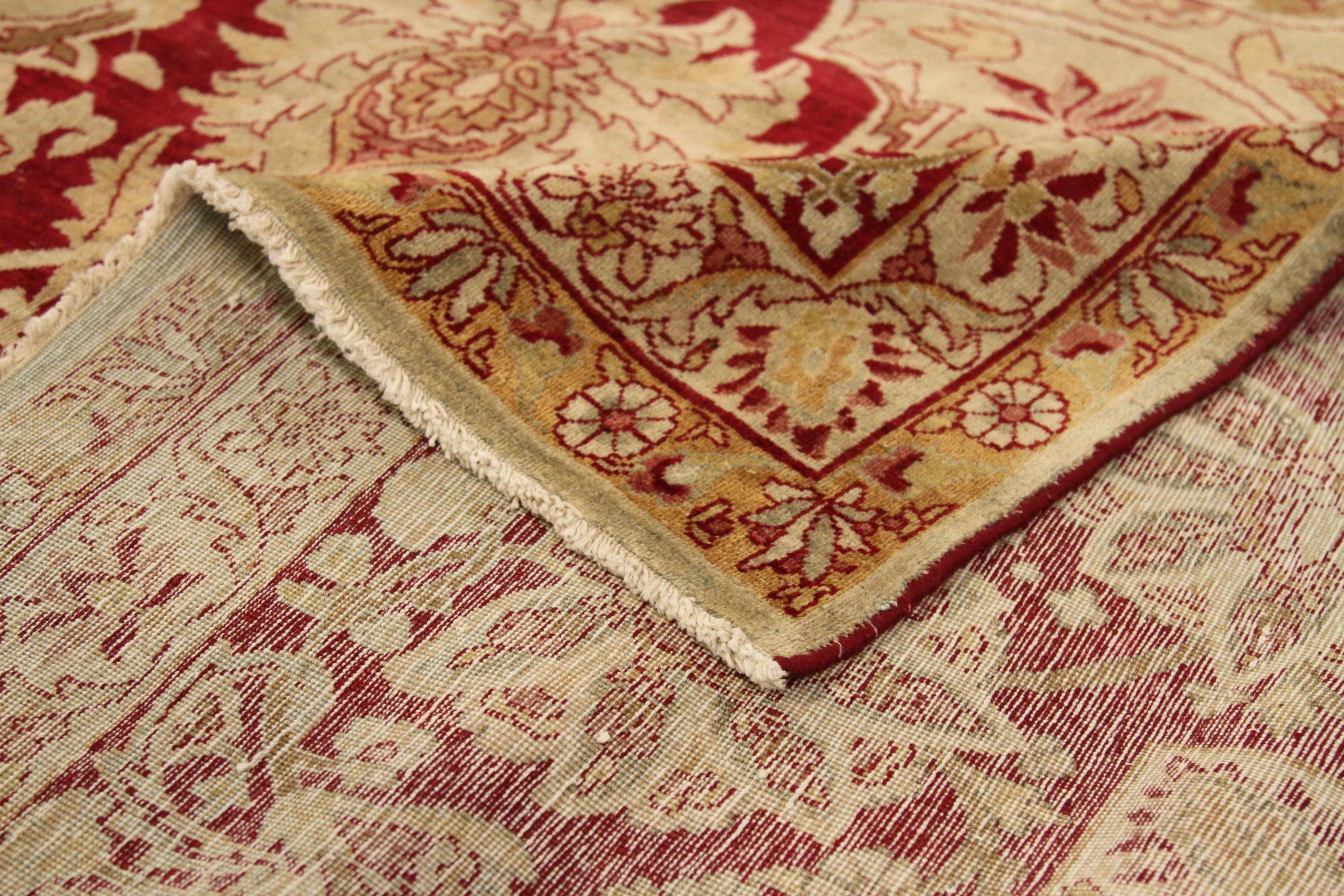 Persian Mashad Area Rugs - 51974 In Excellent Condition For Sale In Dallas, TX