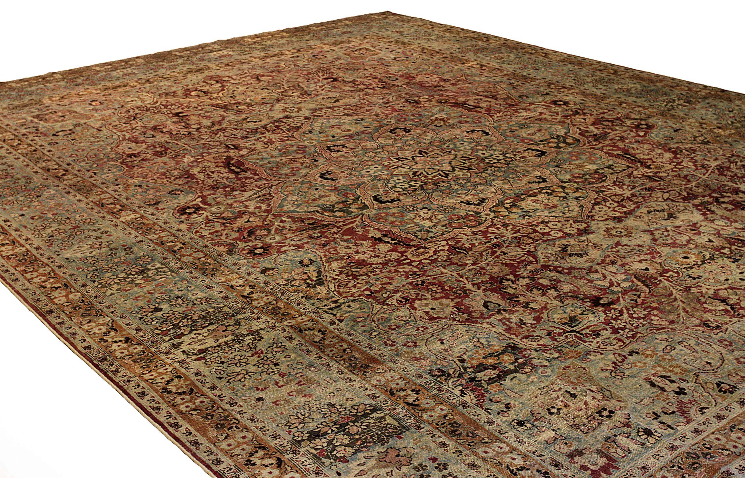 Asiatico Tappeti persiani Mashad Circa 1880 - 54131 in vendita