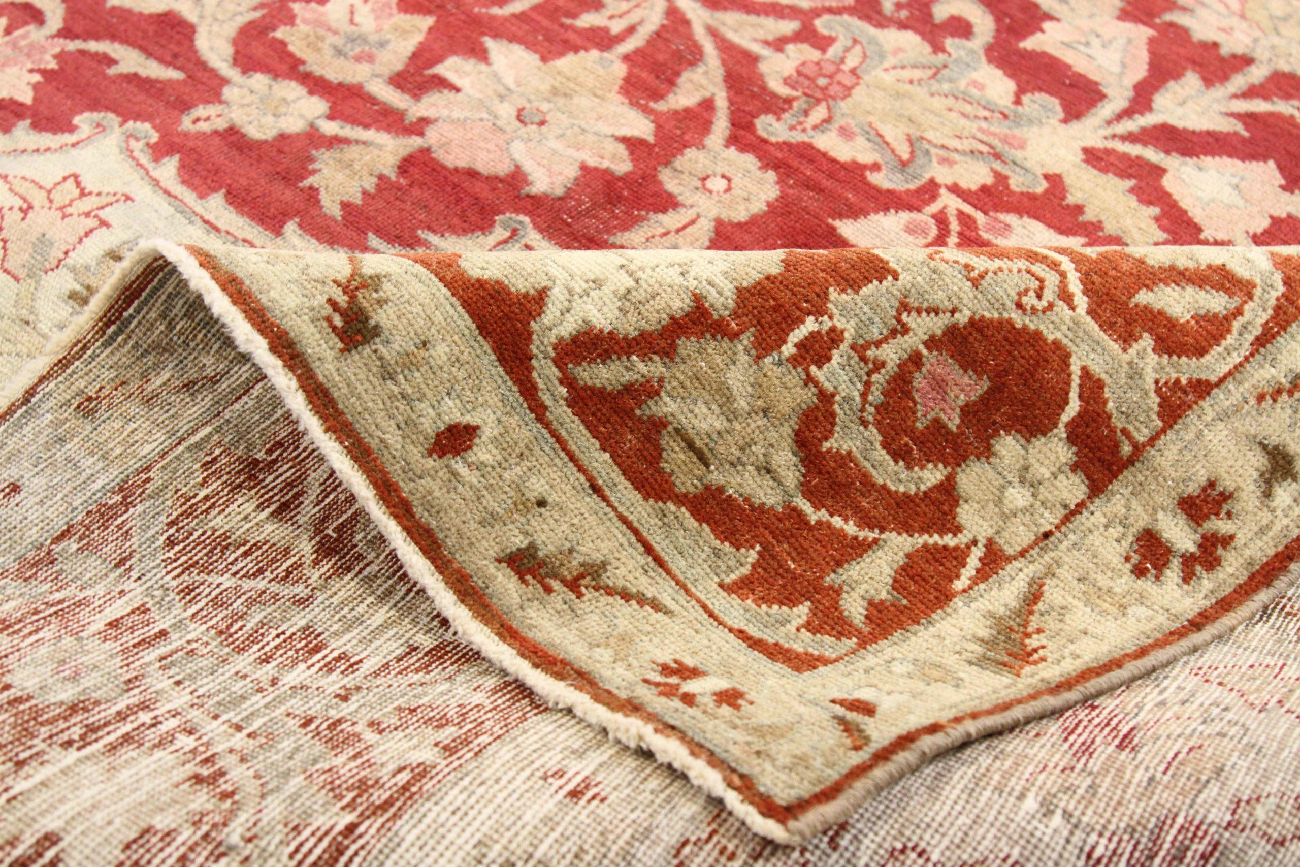 Tapis persans Mashad - 67961 Excellent état - En vente à Dallas, TX