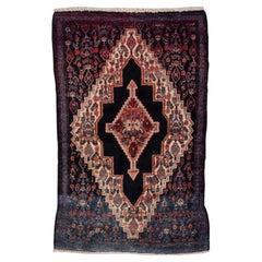 Persian Mat In Senne Weave Triangular Medallion