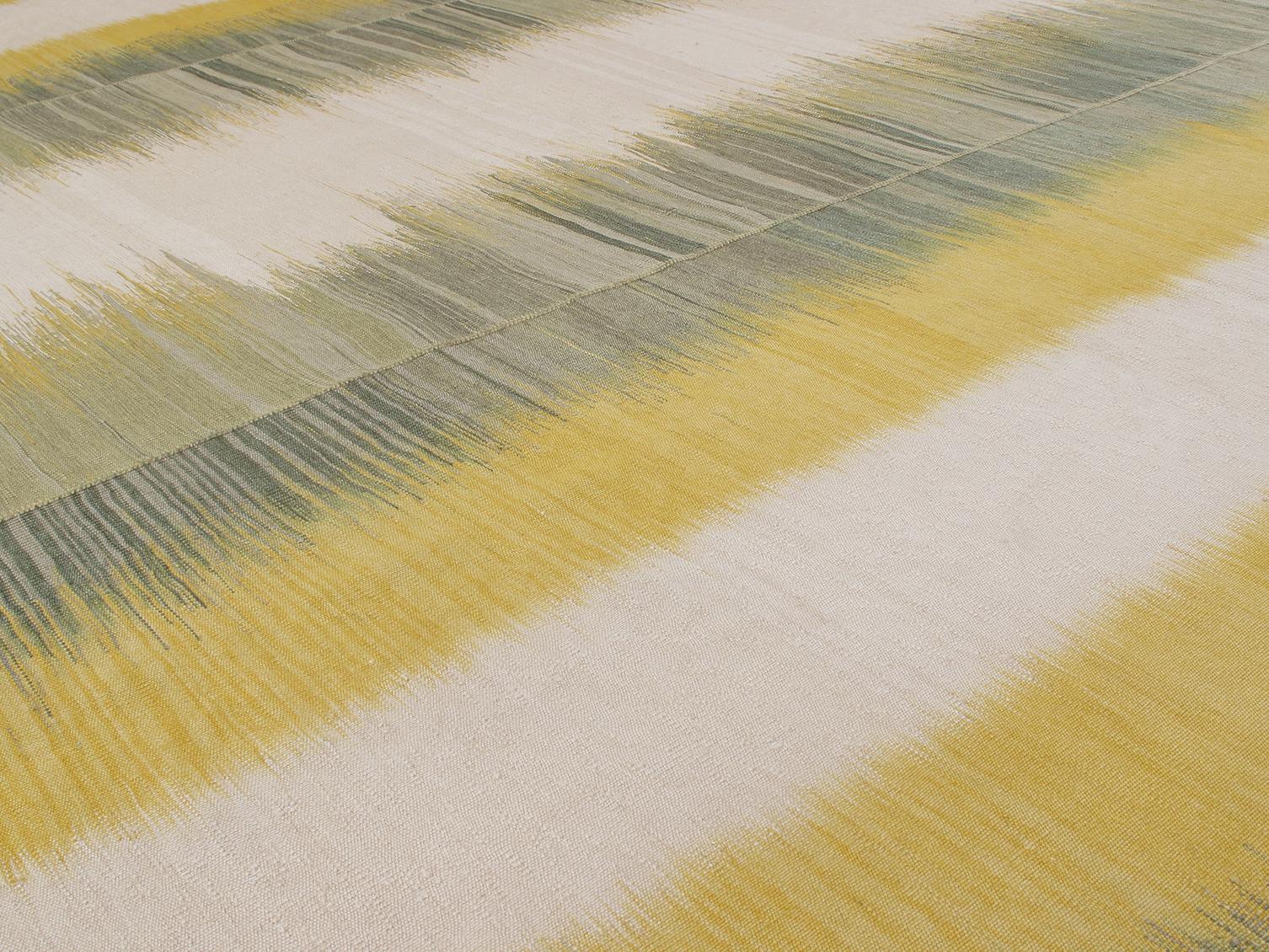 Made in Iran with the finest hand-spun wool, our Mazandaran collection highlights the Minimalist sophistication that existed long before the modern era. The collection was inspired by the kilims that were woven by Persian women in the Mazandaran