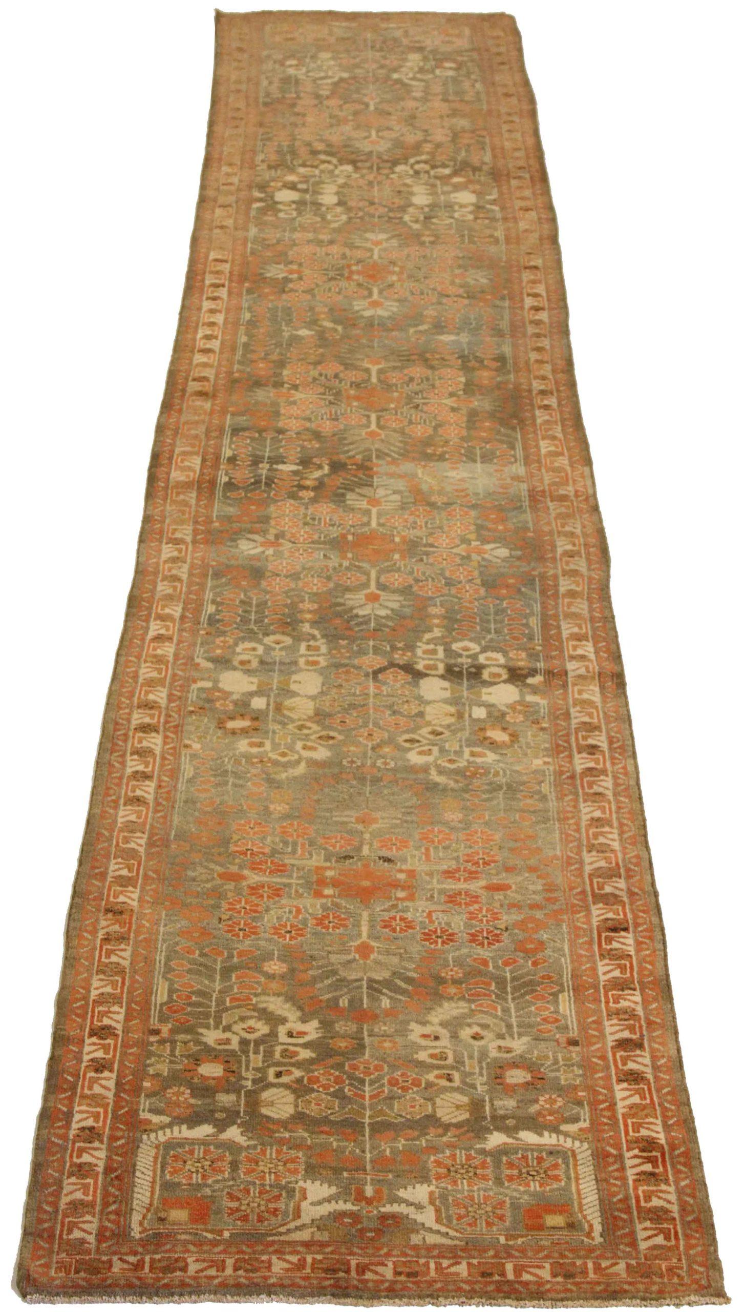 Discover the elegance of Persian Mehraban featuring Runner Rug in Circa 1880. Designed with Wool and BrownGreenIvoryRed, this exclusive design is perfect for enhancing your space.