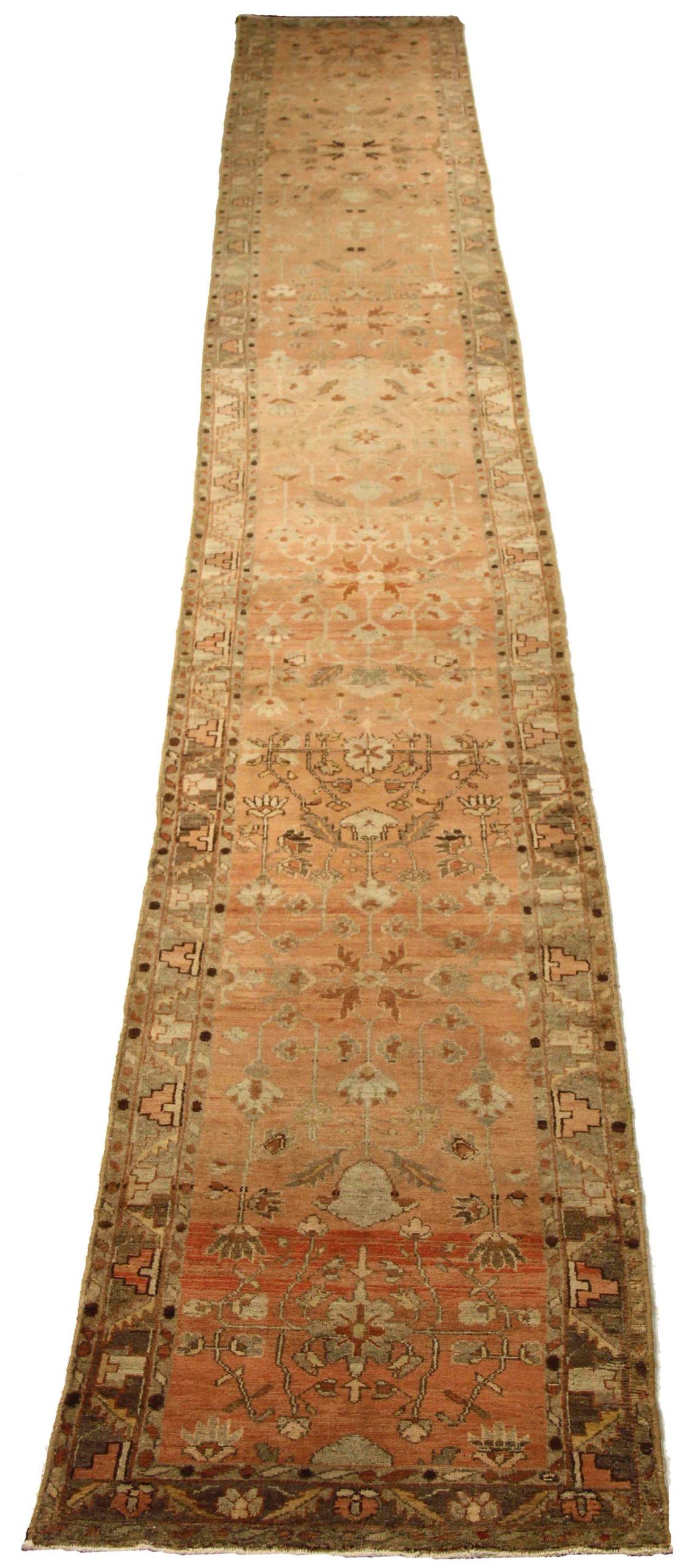 Discover the elegance of Persian Mehraban featuring Runner Rug in Circa 1880. Designed with Wool and BrownIvoryPink, this exclusive design is perfect for enhancing your space.