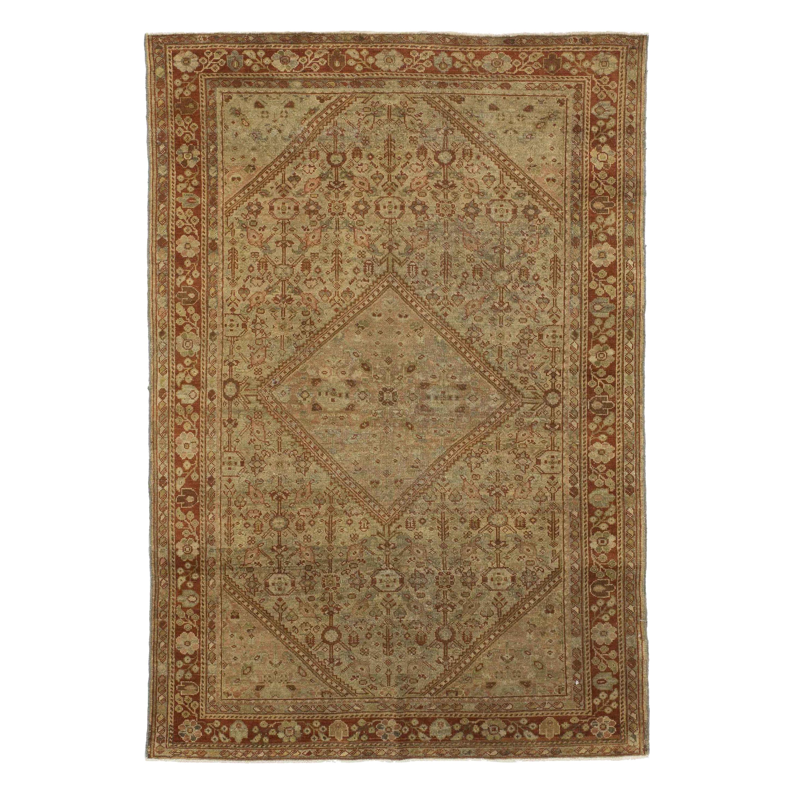 Tapis persan Meshkabad Circa 1880 - 51928