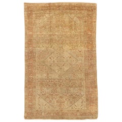 Tappeto persiano Meshkabad Small - Lana Marrone Avorio Rosso - 75715