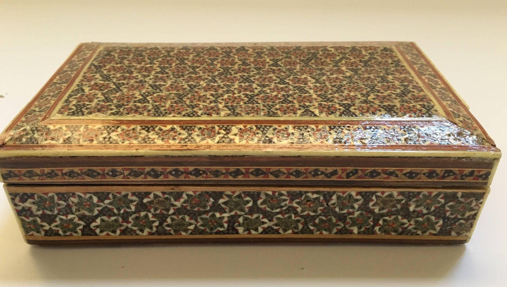 Persian Micro Mosaic Box For Sale 3