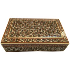 Antique Persian Micro Mosaic Box