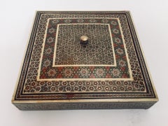 Persian Sadeli Micro Mosaic Inlaid Jewelry Box