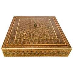 Moorish Micro Sadeli Mosaic Inlaid Jewelry Box