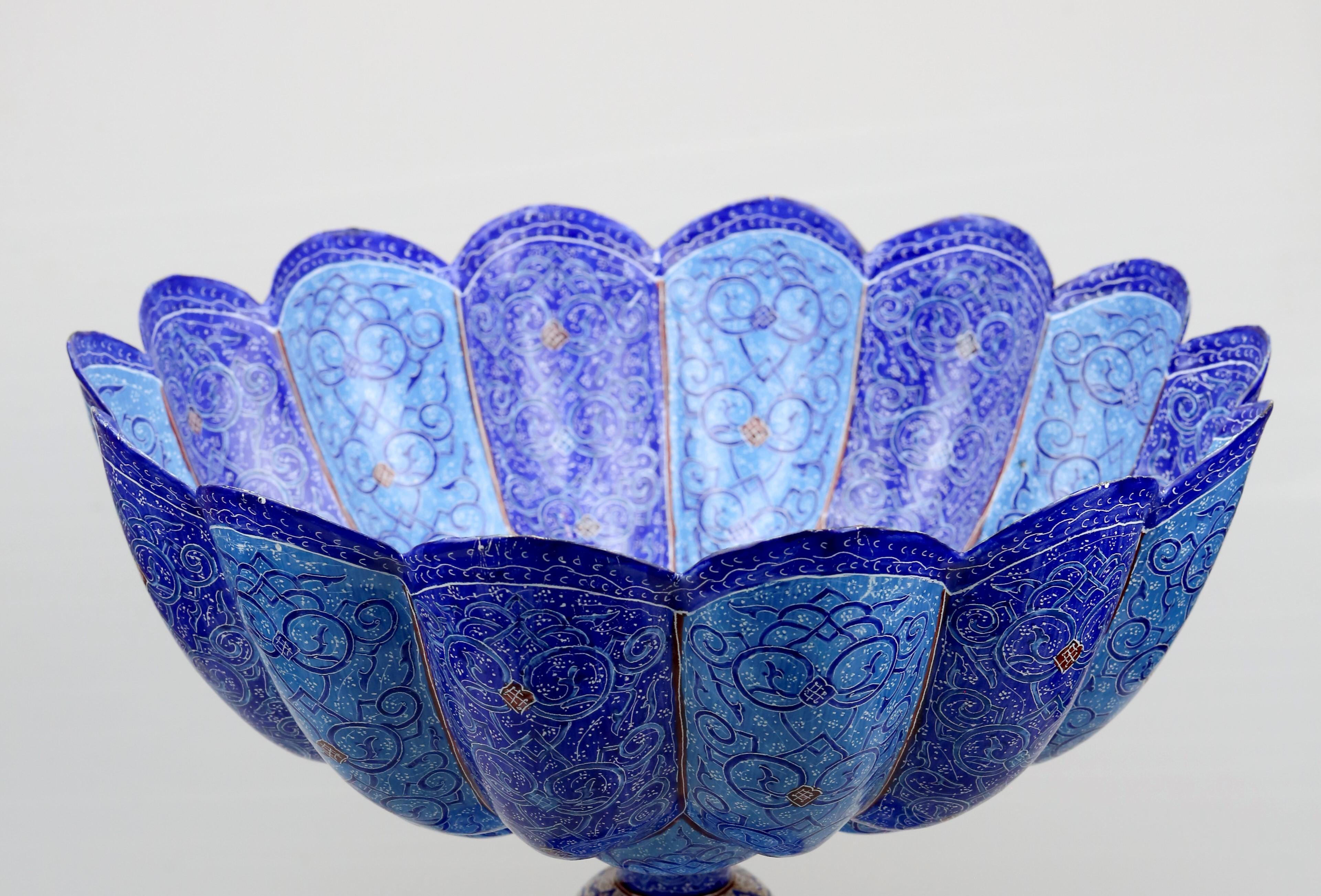 Tabriz Persian Minakari Bowl (Persian: میناکاری)