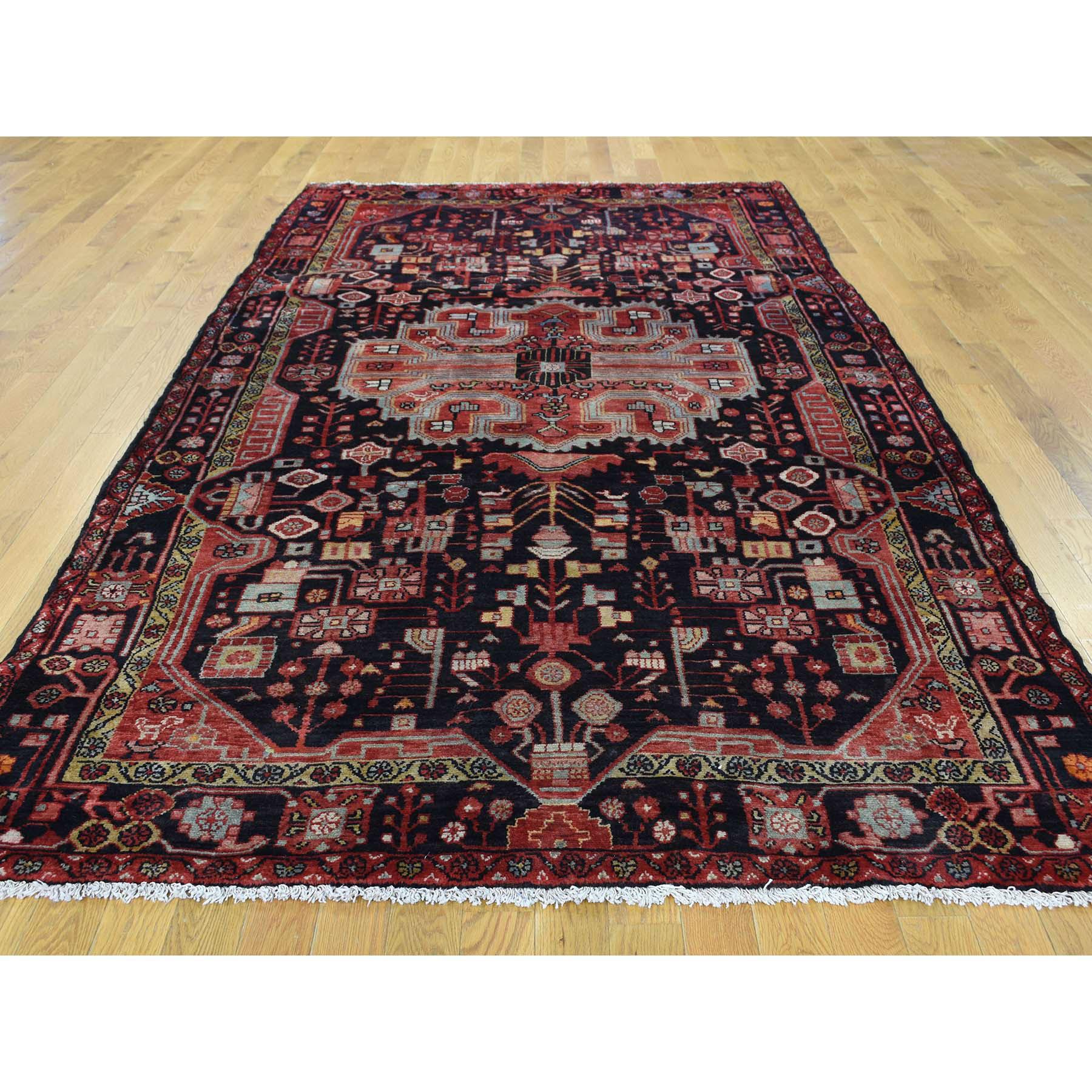 This is a truly genuine one-of-a-kind Persian Nahavan Full Pile Mint Condition Semi Antique Runner. It was made in the centuries-old Persian weaving craftsmanship techniques by expert artisans.

 Primary materials: Wool
 Latex: No
 Pile height: