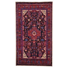 Persian Nahavand Hand Knotted 100 Percent Wool Oriental Rug
