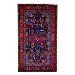 Persian Nahavand Hand Knotted Wide Gallery Oriental Rug