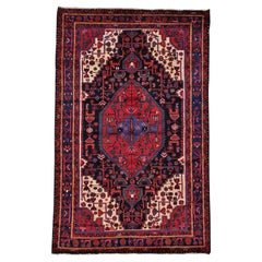 Persian Nahavand Pure Wool Hand Knotted Full Pile Oriental Rug