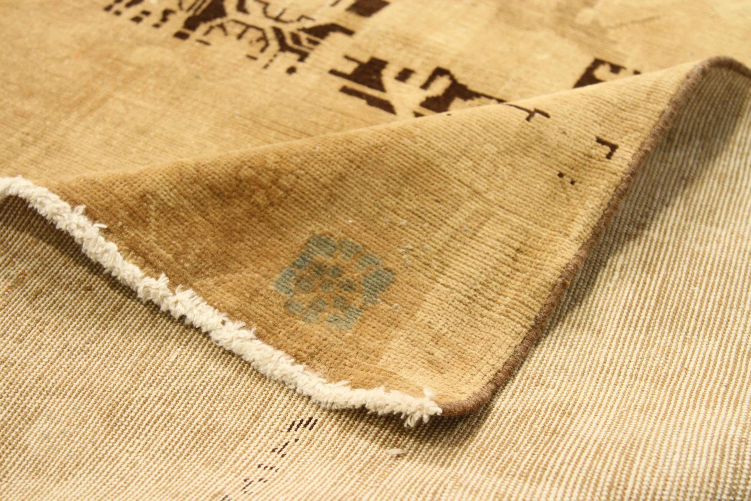Alfombra Persa Nahavand - Lana Marrón Marfil Topo 74079 Asiático en venta