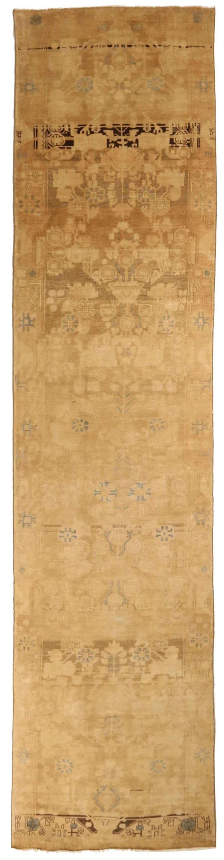 Alfombra Persa Nahavand - Lana Marrón Marfil Topo 74079 en venta