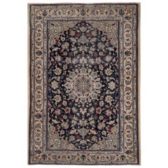 Tappeto persiano Naien Small - Lana Nero Avorio Design - 97050